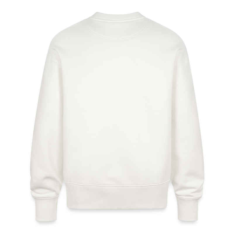 Le pull brodé blanc crème