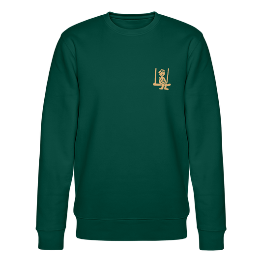 Le pull brodé vert breuil - forêt