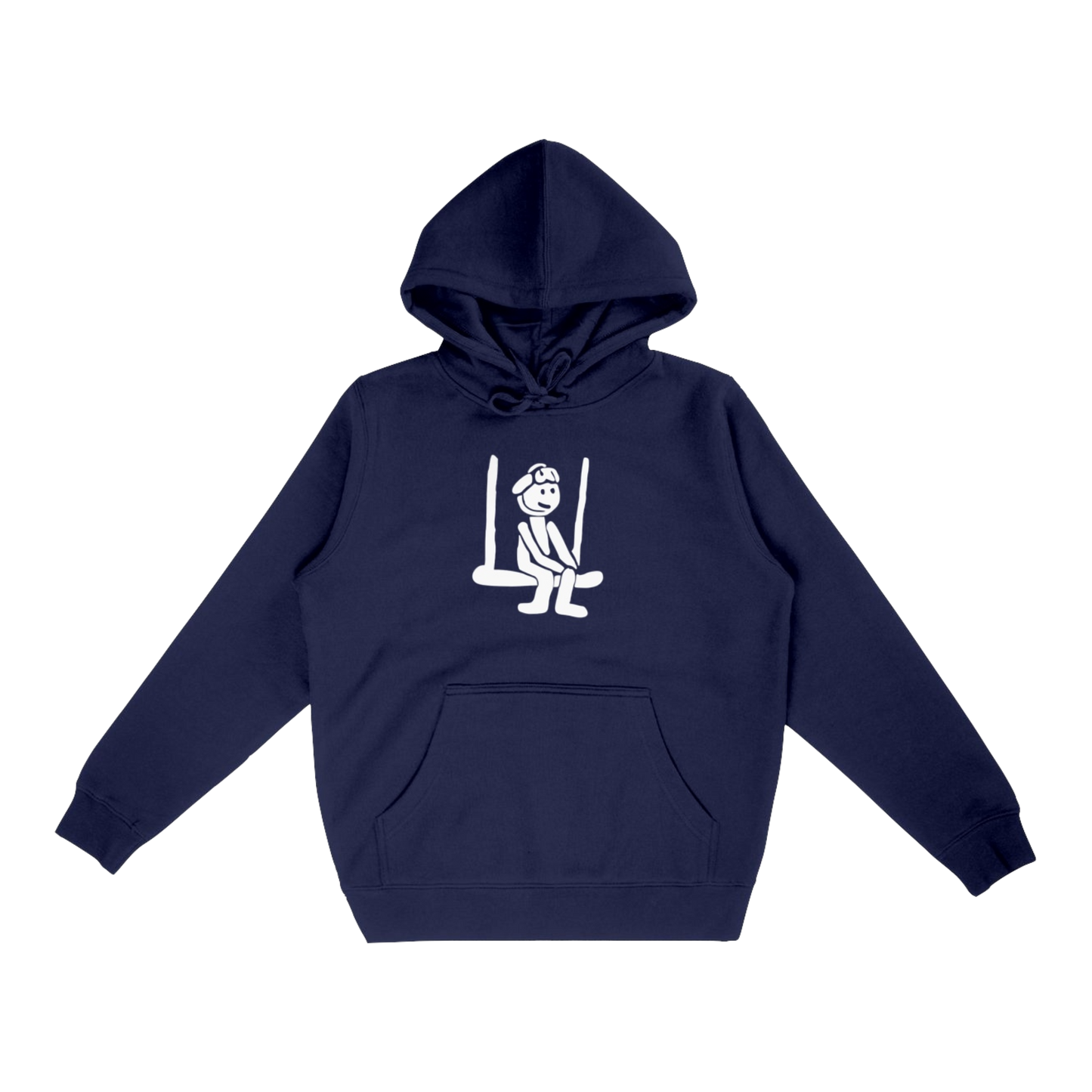 Sweat à capuche marine