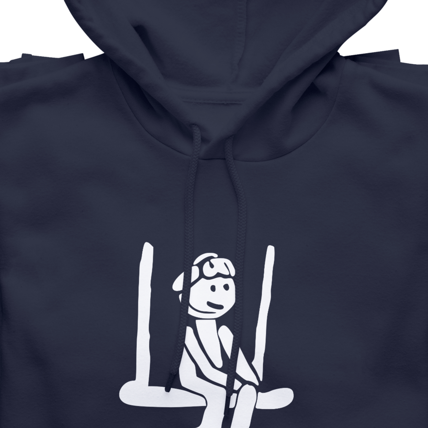 Sweat à capuche marine